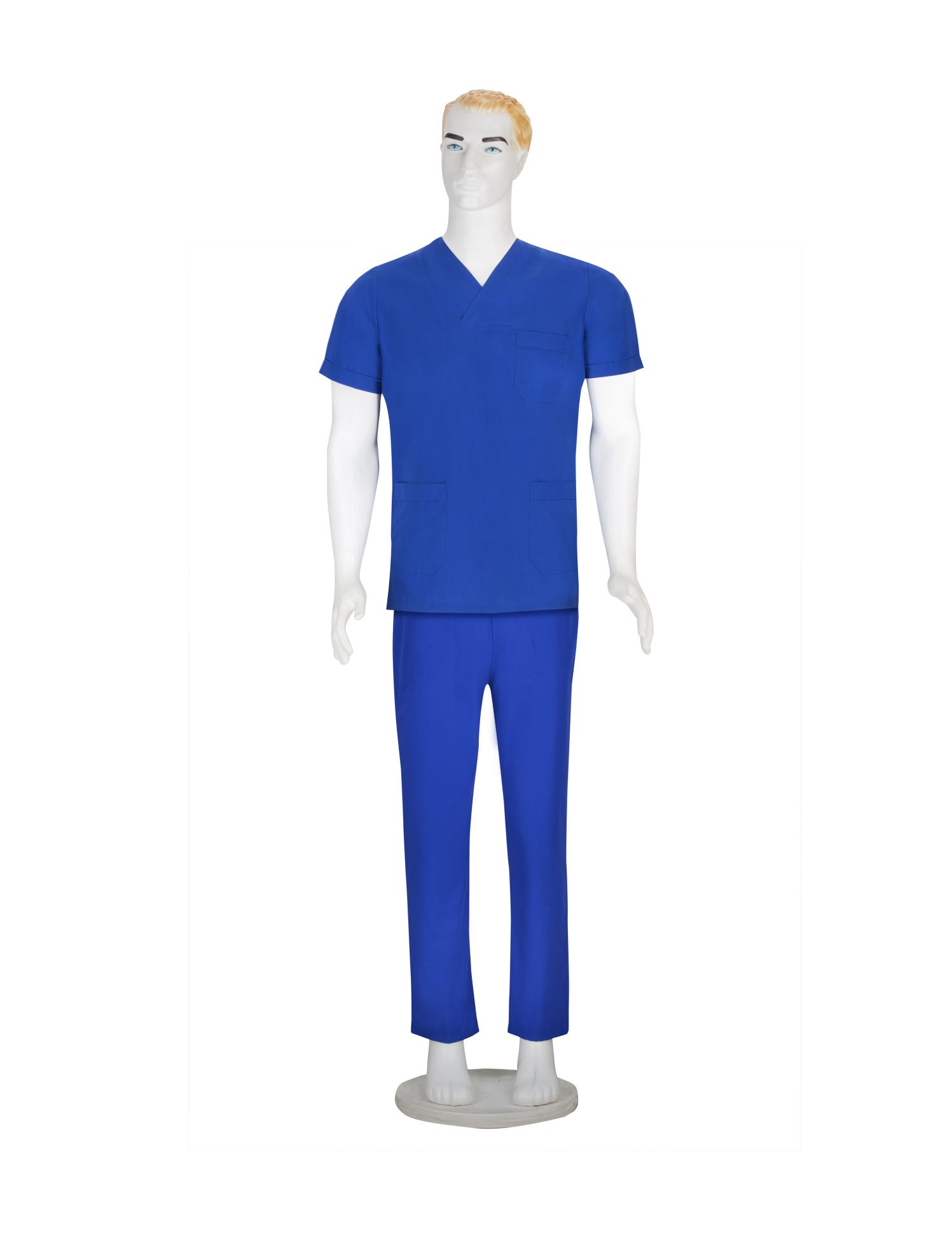 HEMŞİRE FORMASI SAKS MAVİ 